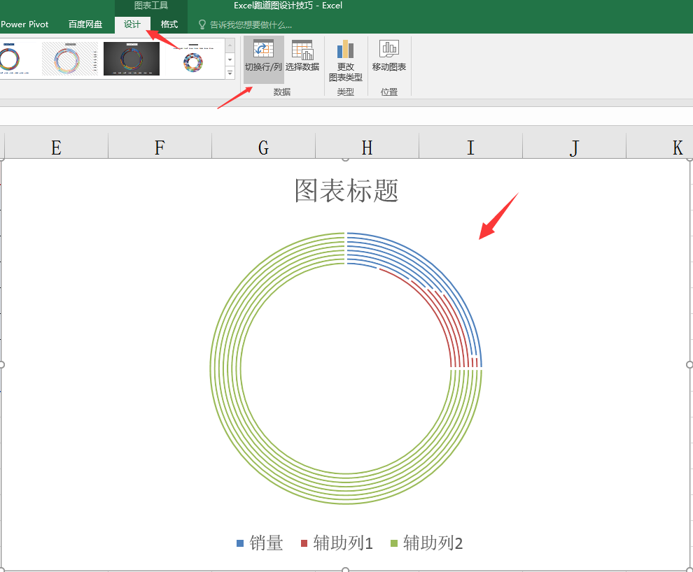 Excel跑道图设计技巧，另类图表大气显示，图形图表高大上